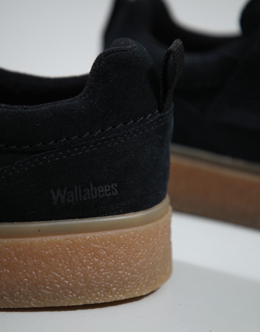 Clarks Original Boxbee Lace Shoes Black Suede