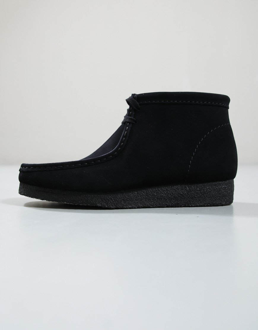 Clarks Originals Wallabee Boot Black Suede