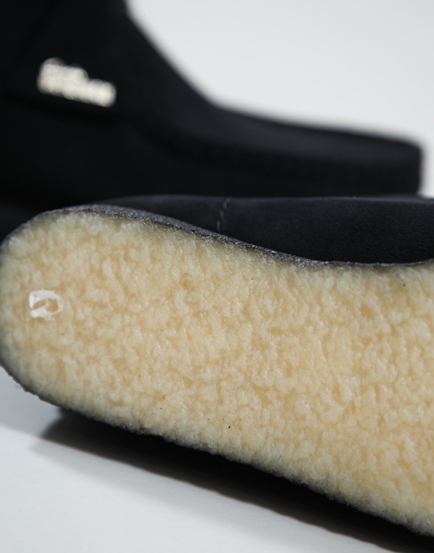 Clarks Originals Wallabee Boot Black Suede