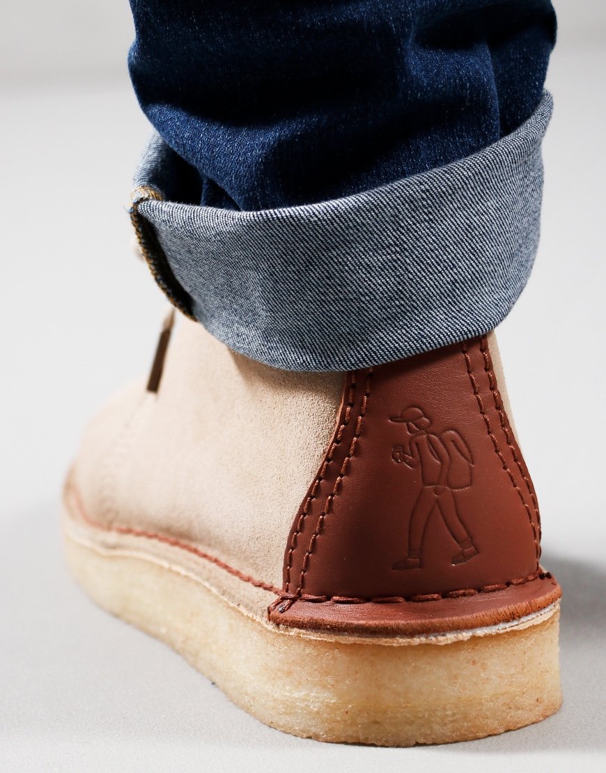 Clarks Trek Hi 50 Shoes - Sand Suede Men's Casual Footwear Size 11.5