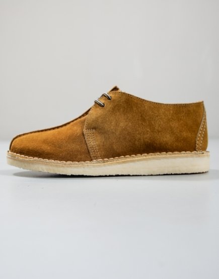 Clarks Originals Desert Trek Shoes Bronze Suede