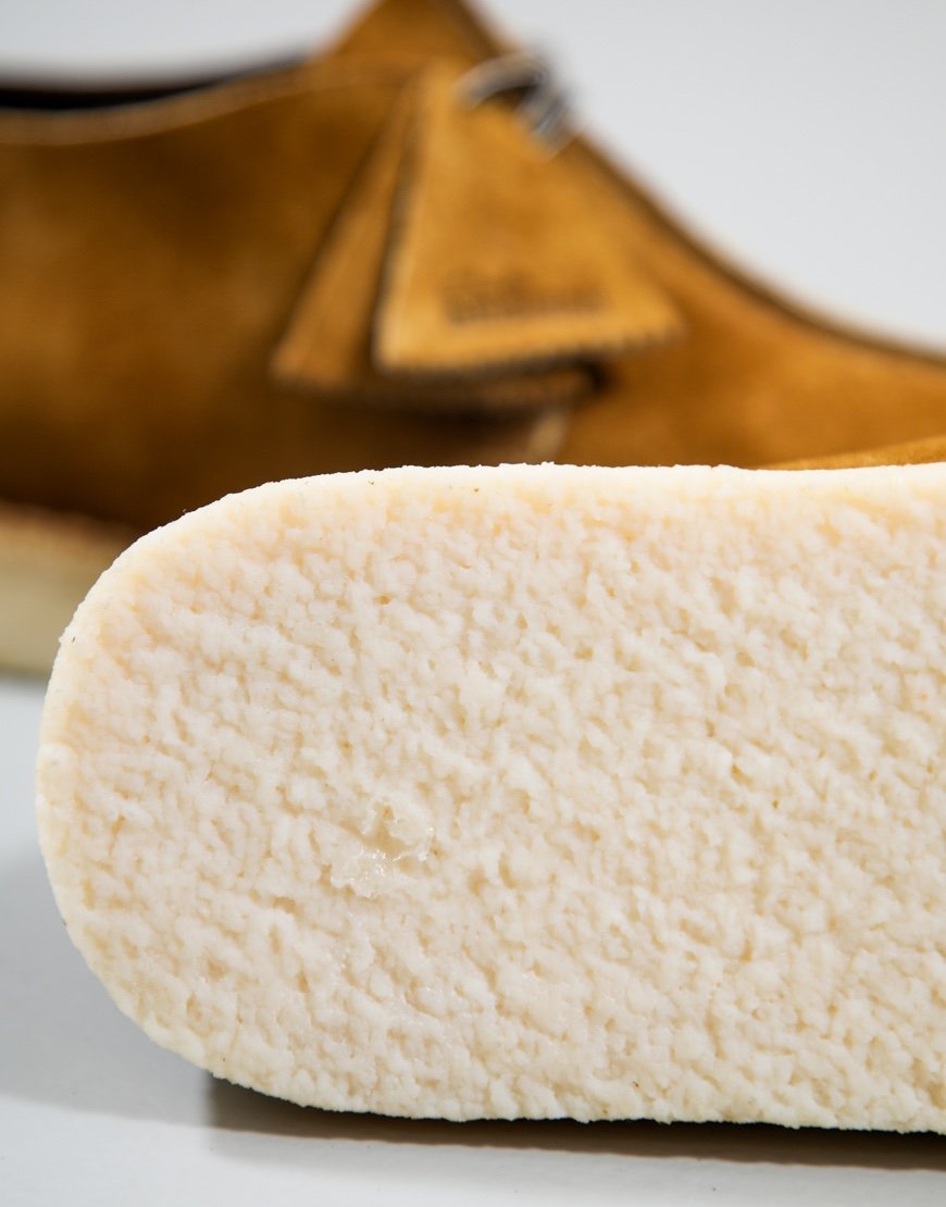 Clarks Originals Desert Trek Shoes Bronze Suede