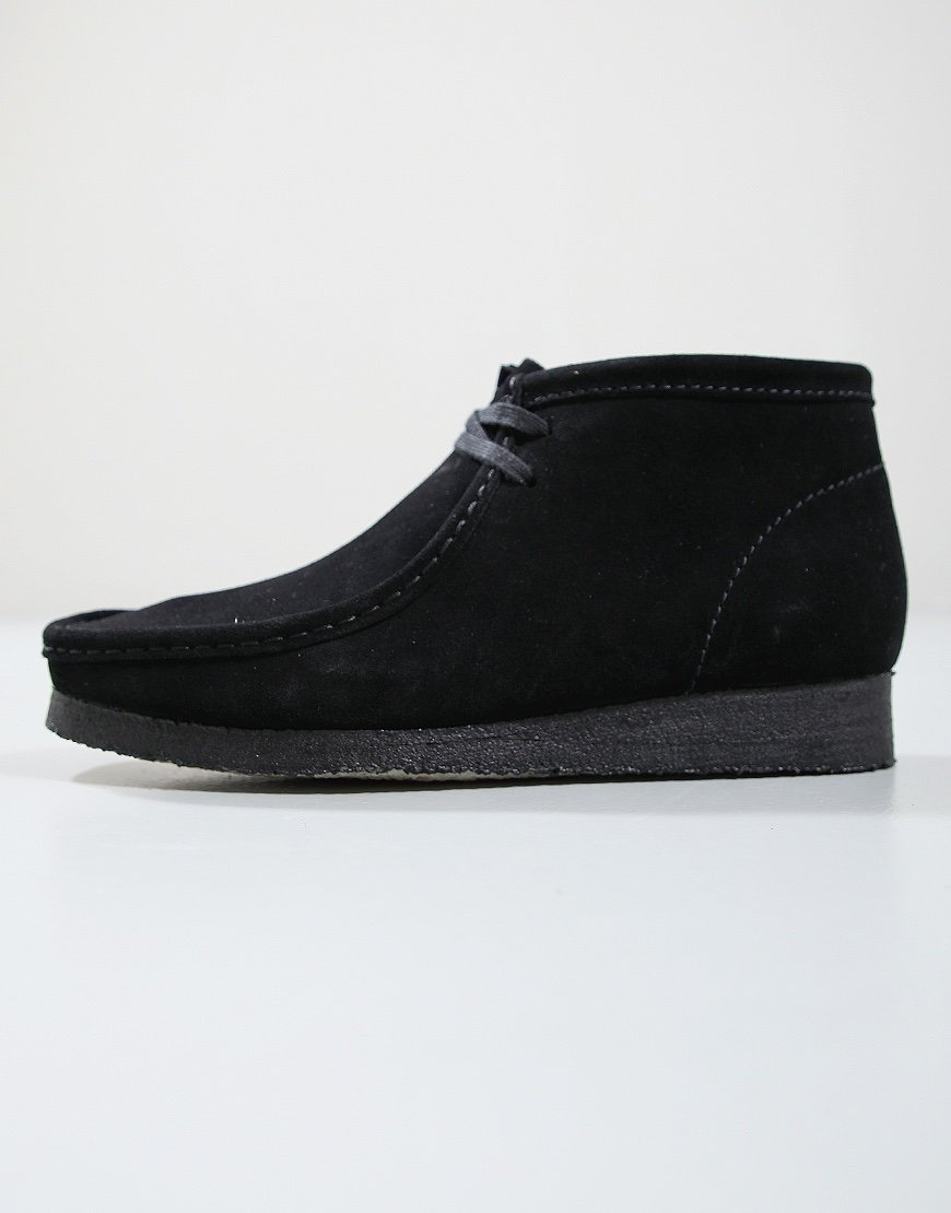 Clarks Originals Wallabee Boot Black Suede