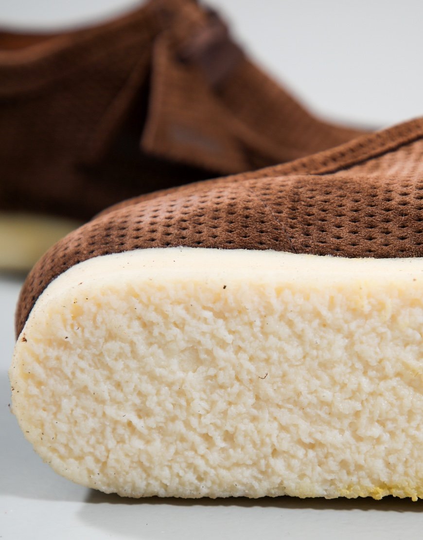 Clarks Originals Wallabee Shoes Dark Brown Int