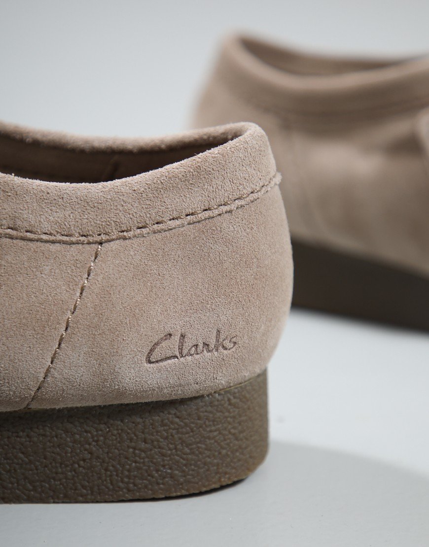 Clarks Original Wallabee EVO Shoes Stone Suede