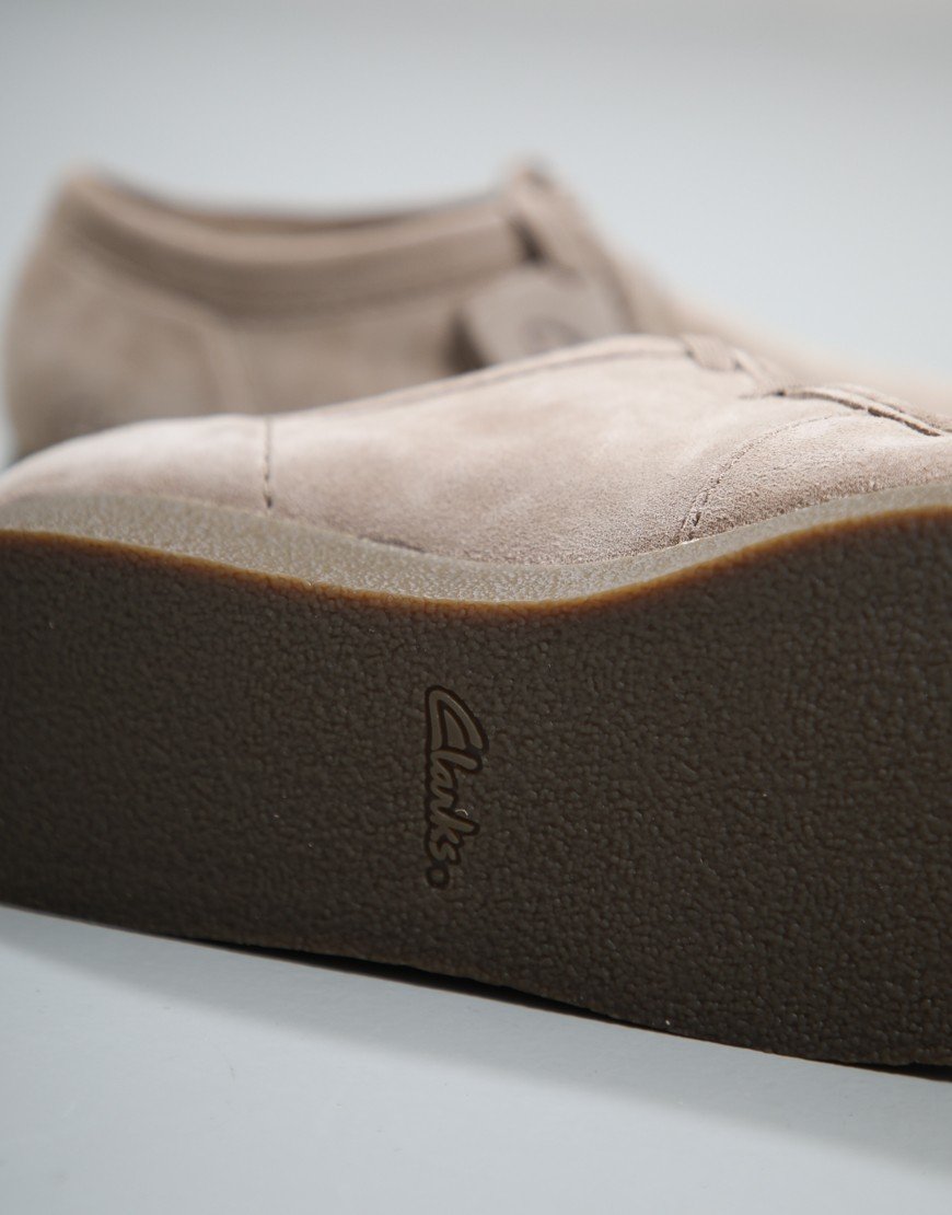 Clarks Original Wallabee EVO Shoes Stone Suede