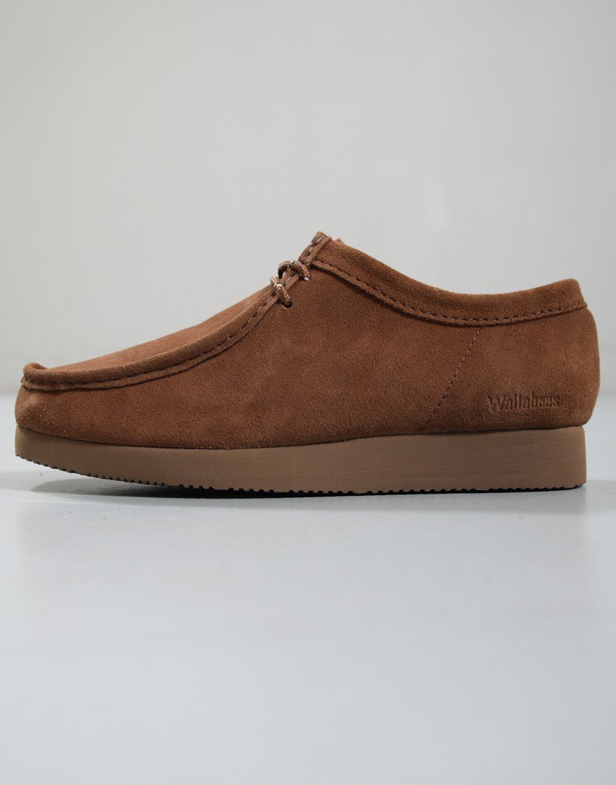 Clarks Originals Wallabee Lite Shoes Cola Suede