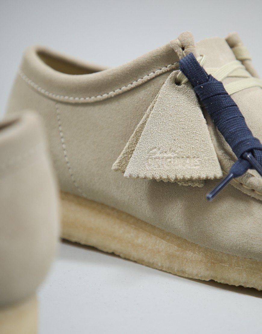 Clarks Original Wallabee Shoes Maple Suede