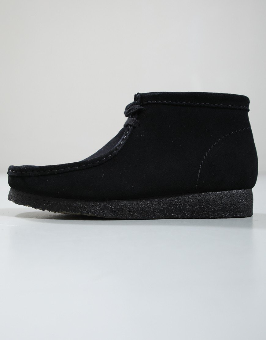 Clarks Originals Wallabee Boot Black Suede