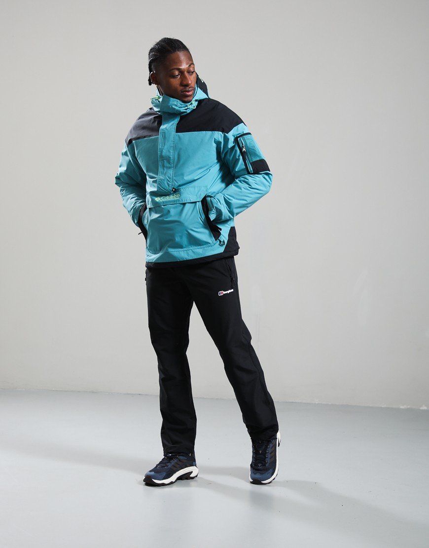 Columbia Challenger II Insulated Pullover Anorak Teal/Black/Lime Glow