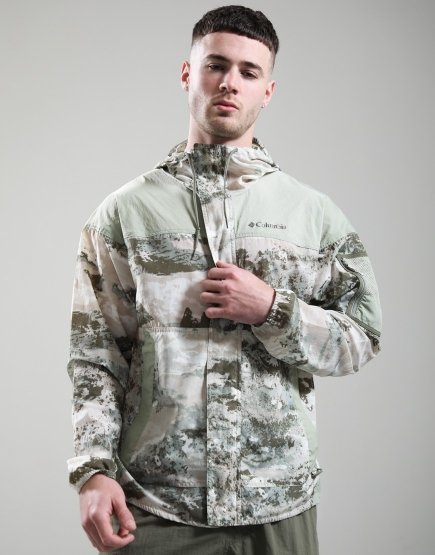 Columbia Challenger II Novelty Windbreaker Safari Fieldaze