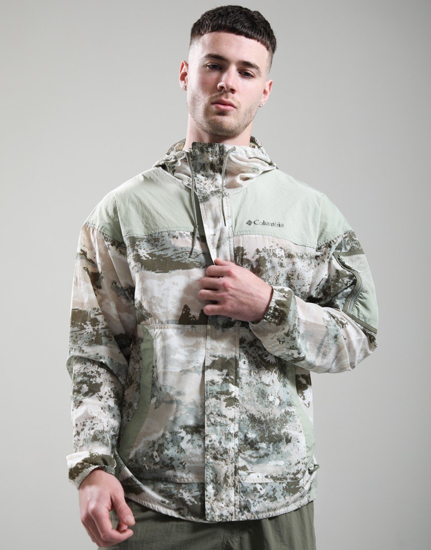 Columbia Challenger II Novelty Windbreaker Safari Fieldaze