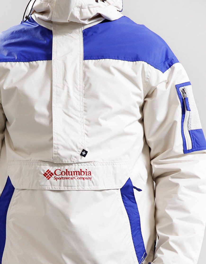 Columbia Challenger II Pullover Anorak Chalk/Clemantis Blue