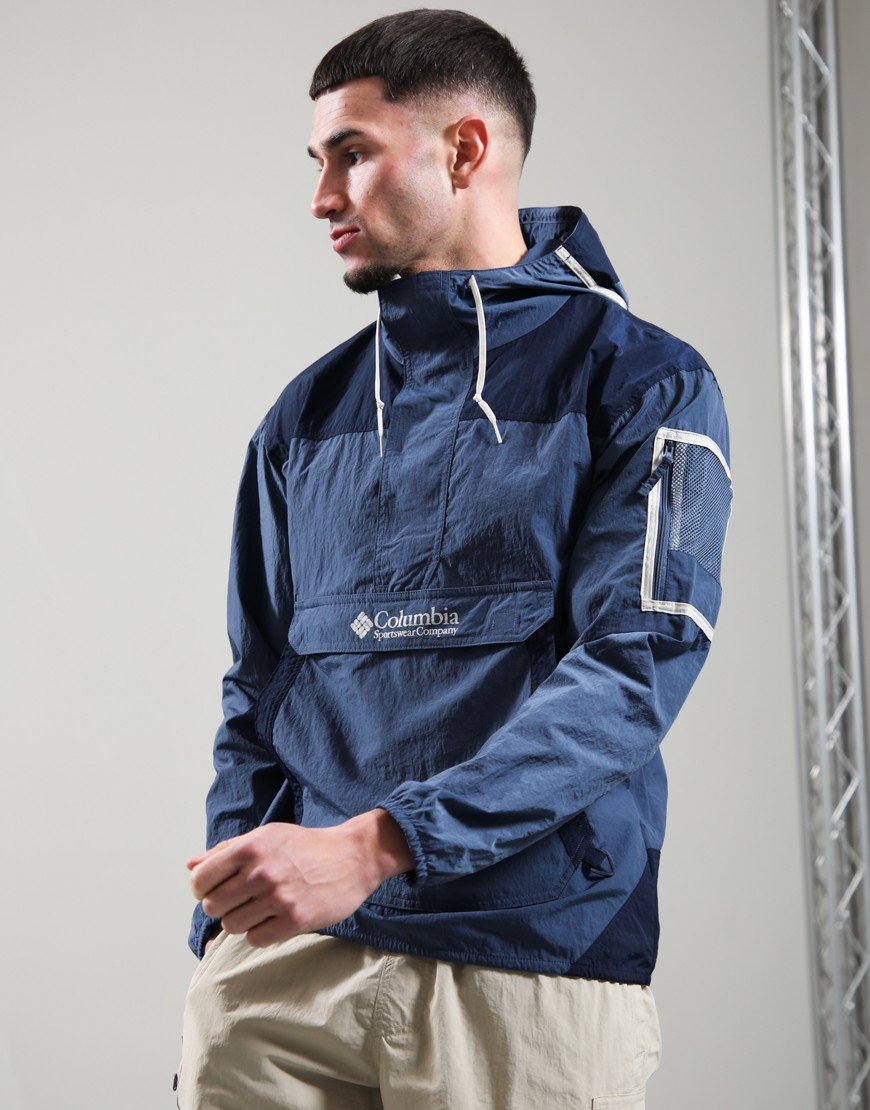 Columbia Challenger Windbreaker Anorak Dark Mountain/Collegiate Navy/Dark Stone