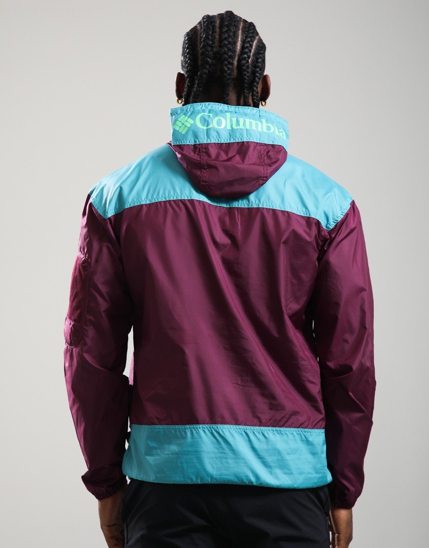Columbia Challenger II Windbreaker Marionberry/Teal