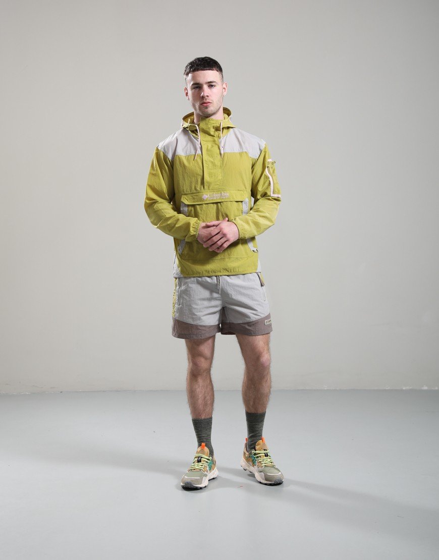 Columbia Challenger Windbreaker Anorak Peppercorn/Flint Grey/Pink Agate