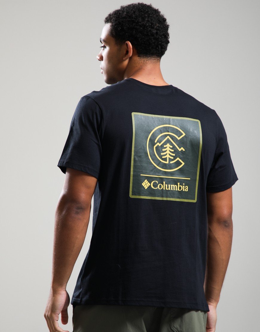 Columbia CSC Logo Back T-Shirt Black/Linework C Badge