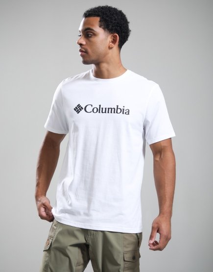 Columbia CSC Basic Logo T-Shirt White/Gem Columbia
