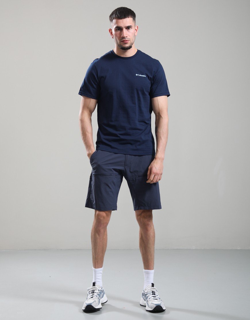 Columbia CSC Logo Back T-Shirt Collegiate Navy/Linework C Badge