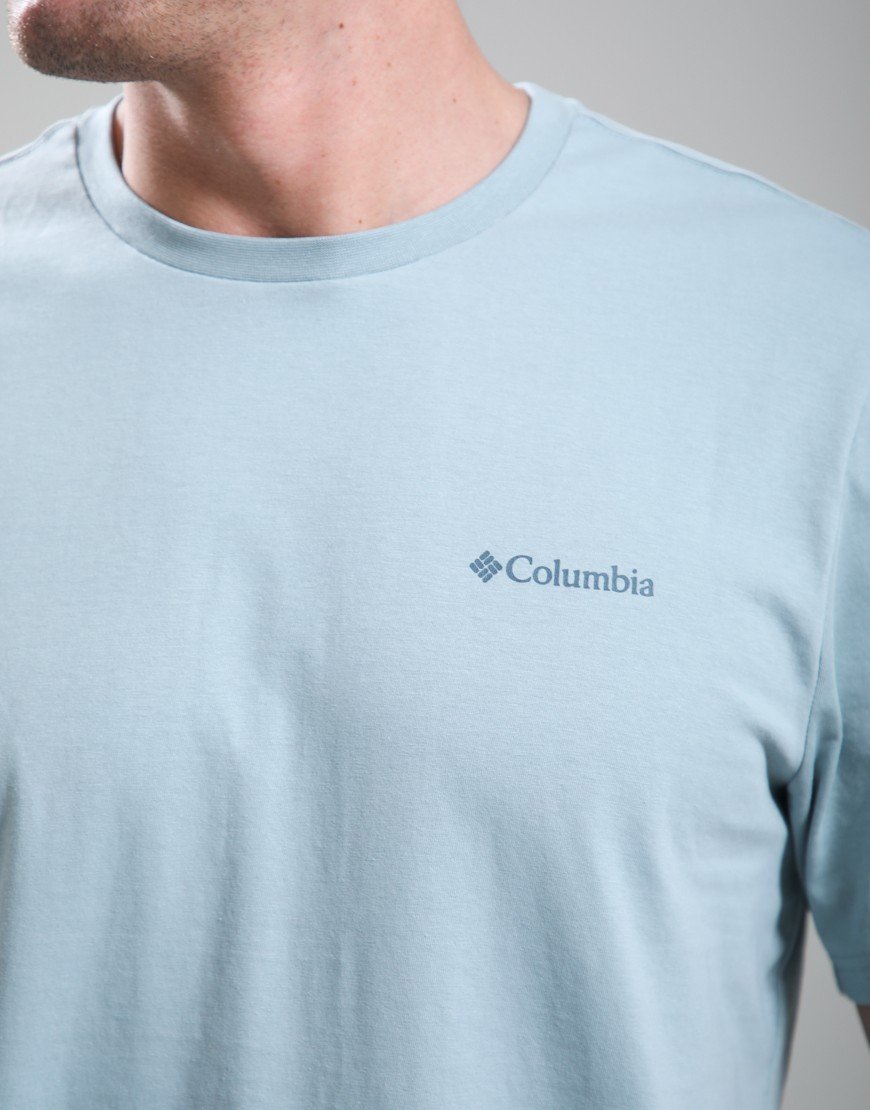 Columbia CSC Logo Back T-Shirt Crushed Blue/Boxy Brand
