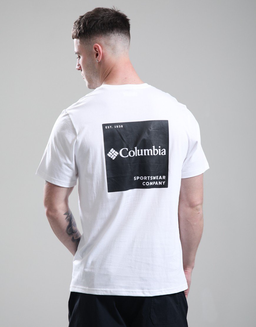 Columbia CSC Logo Back T-Shirt White/Boxy Brand