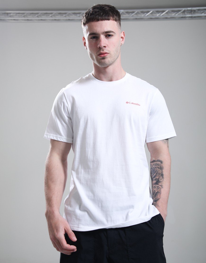 Columbia CSC Logo Back T-Shirt White/Linework C Badge