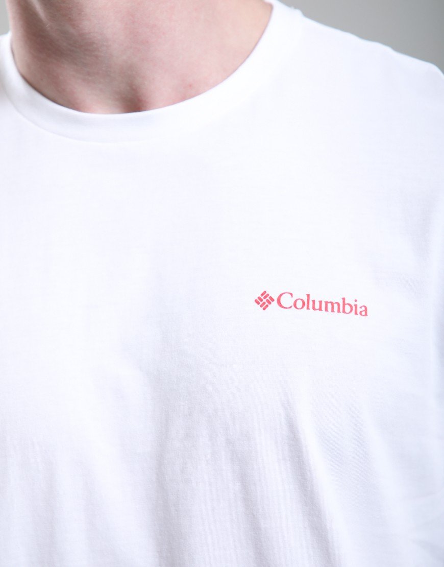 Columbia CSC Logo Back T-Shirt White/Linework C Badge