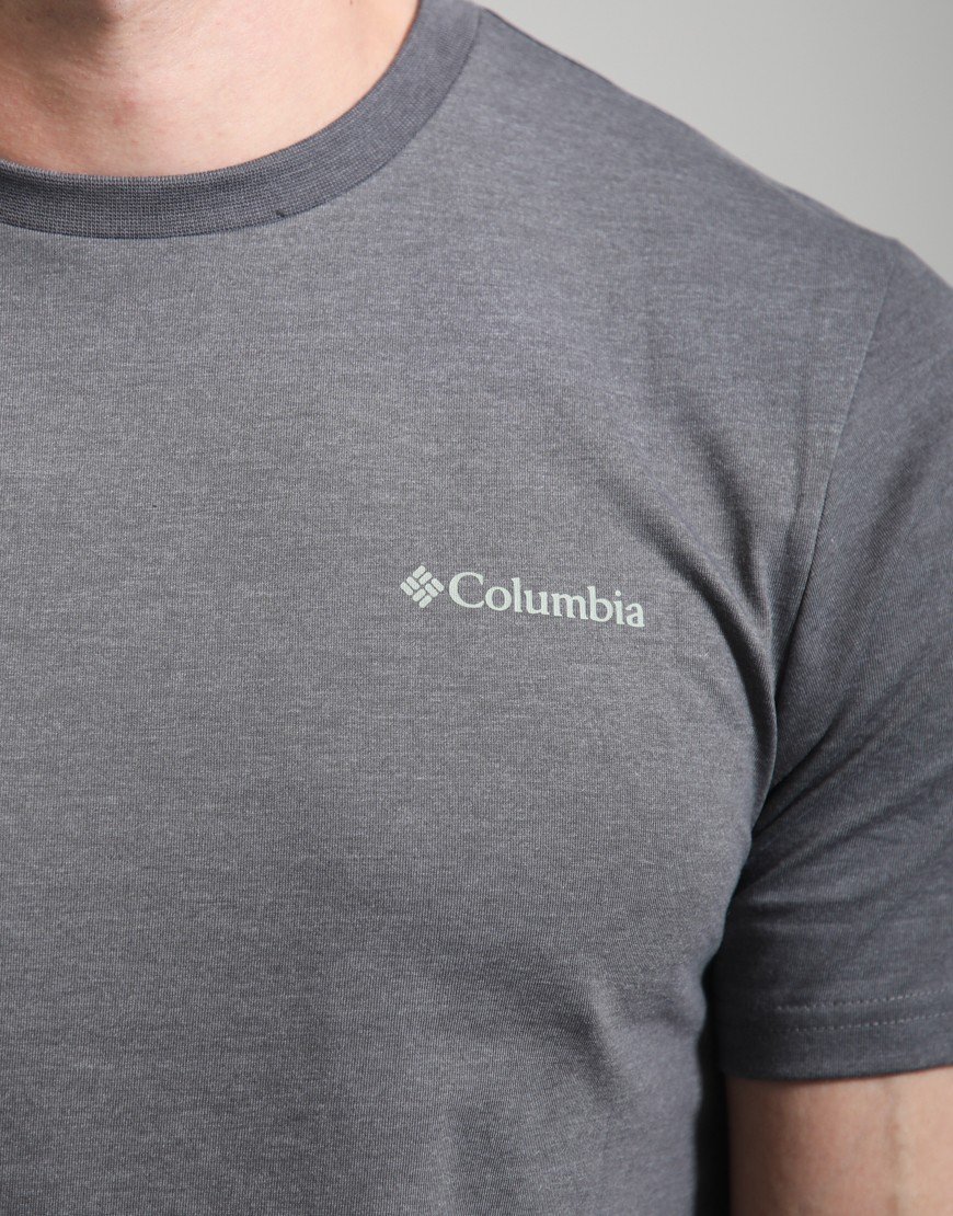 Columbia CSC Outdoor Back Graphic T-Shirt City Grey Heather/Sunscape