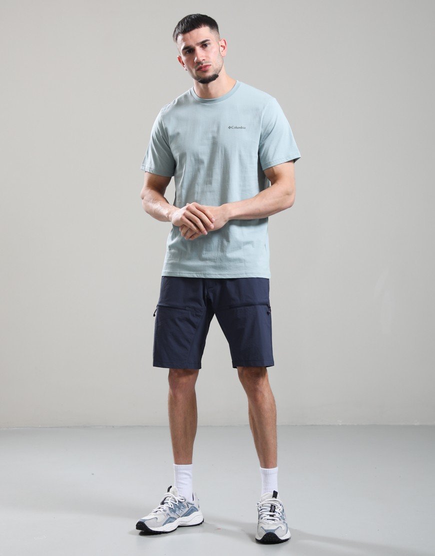 Columbia CSC Outdoor Back Graphic T-Shirt Crushed Blue/Shining Landscape
