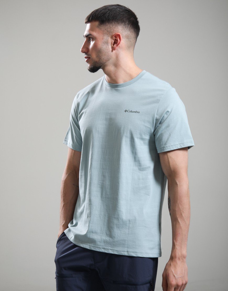 Columbia CSC Outdoor Back Graphic T-Shirt Crushed Blue/Shining Landscape