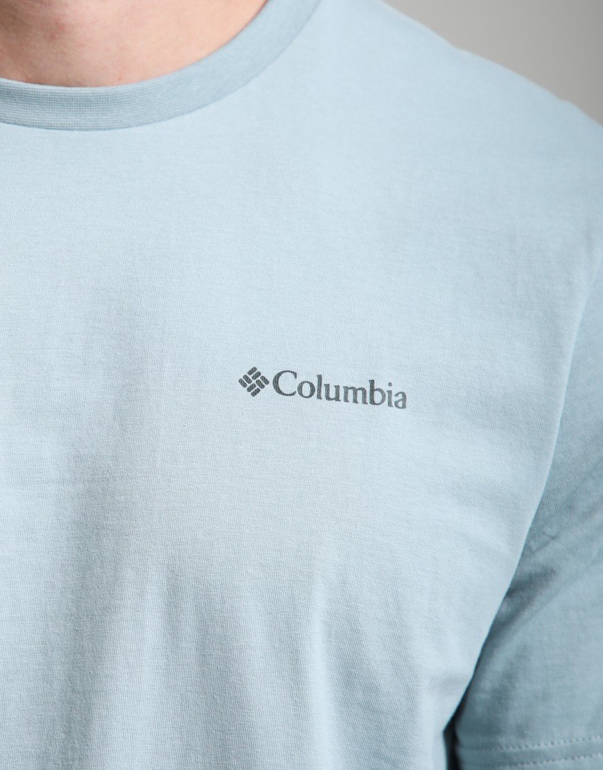Columbia CSC Outdoor Back Graphic T-Shirt Crushed Blue/Shining Landscape