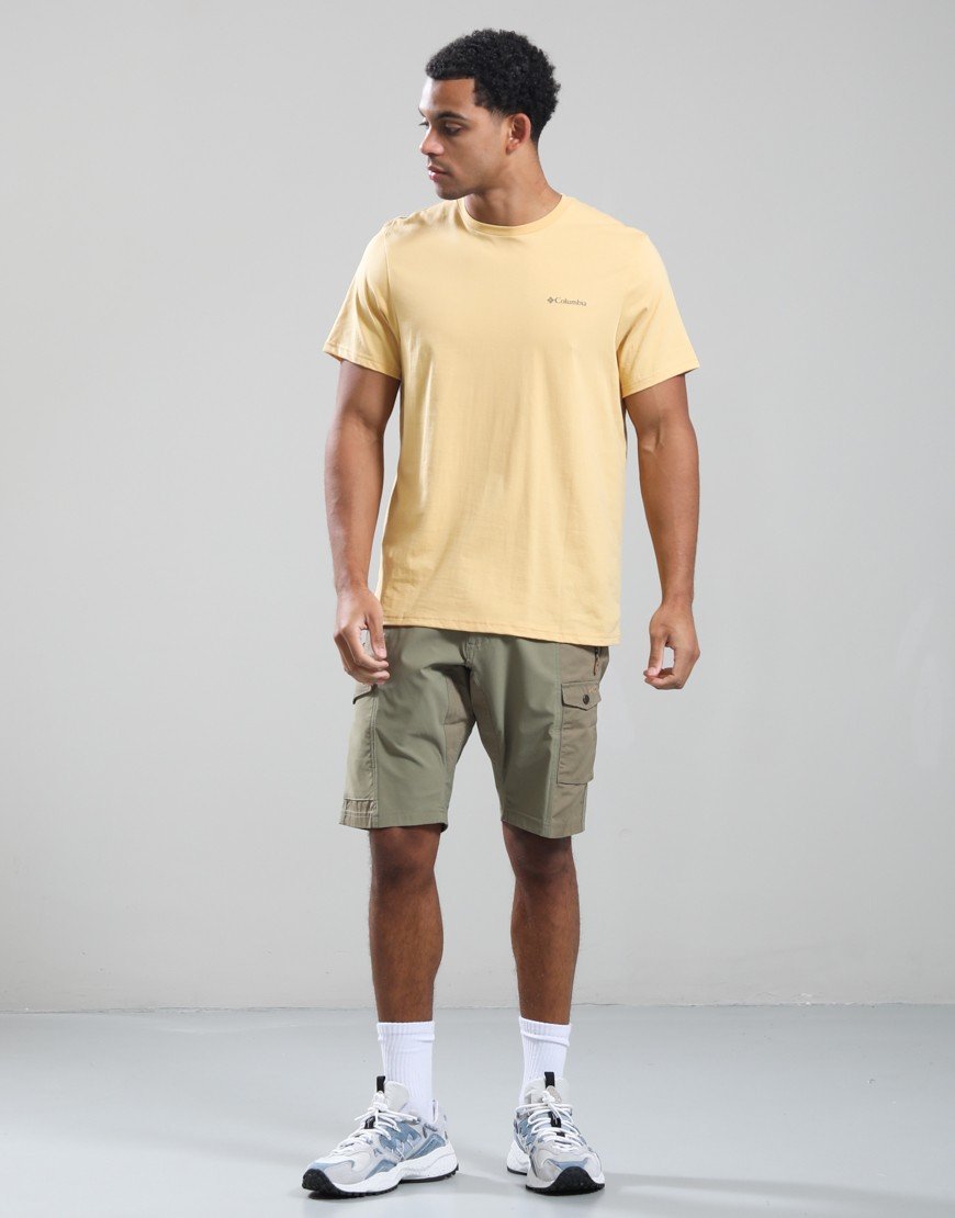 Columbia CSC Outdoor Back Graphic Tee Sand Dune/Scoped View