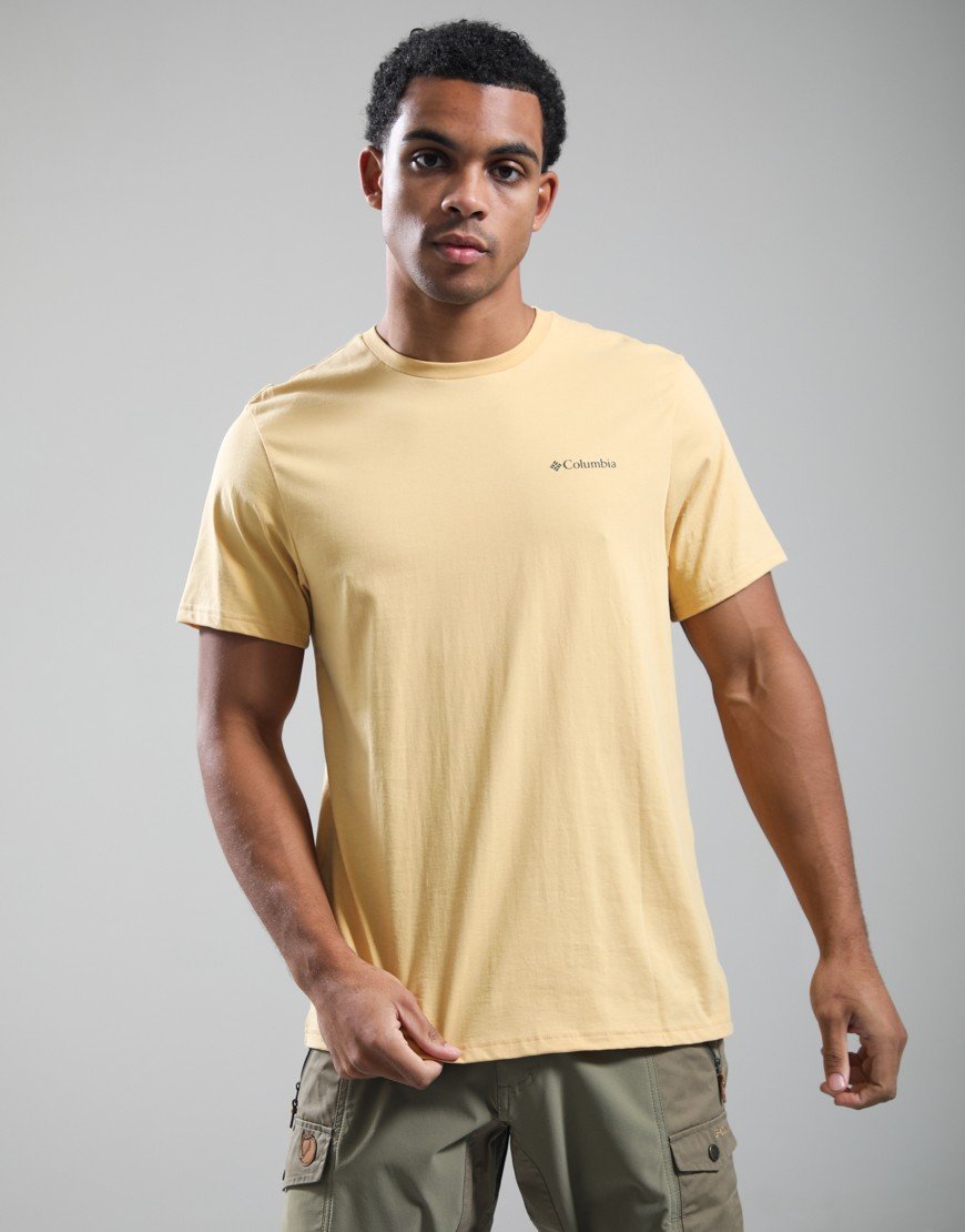 Columbia CSC Outdoor Back Graphic Tee Sand Dune/Scoped View