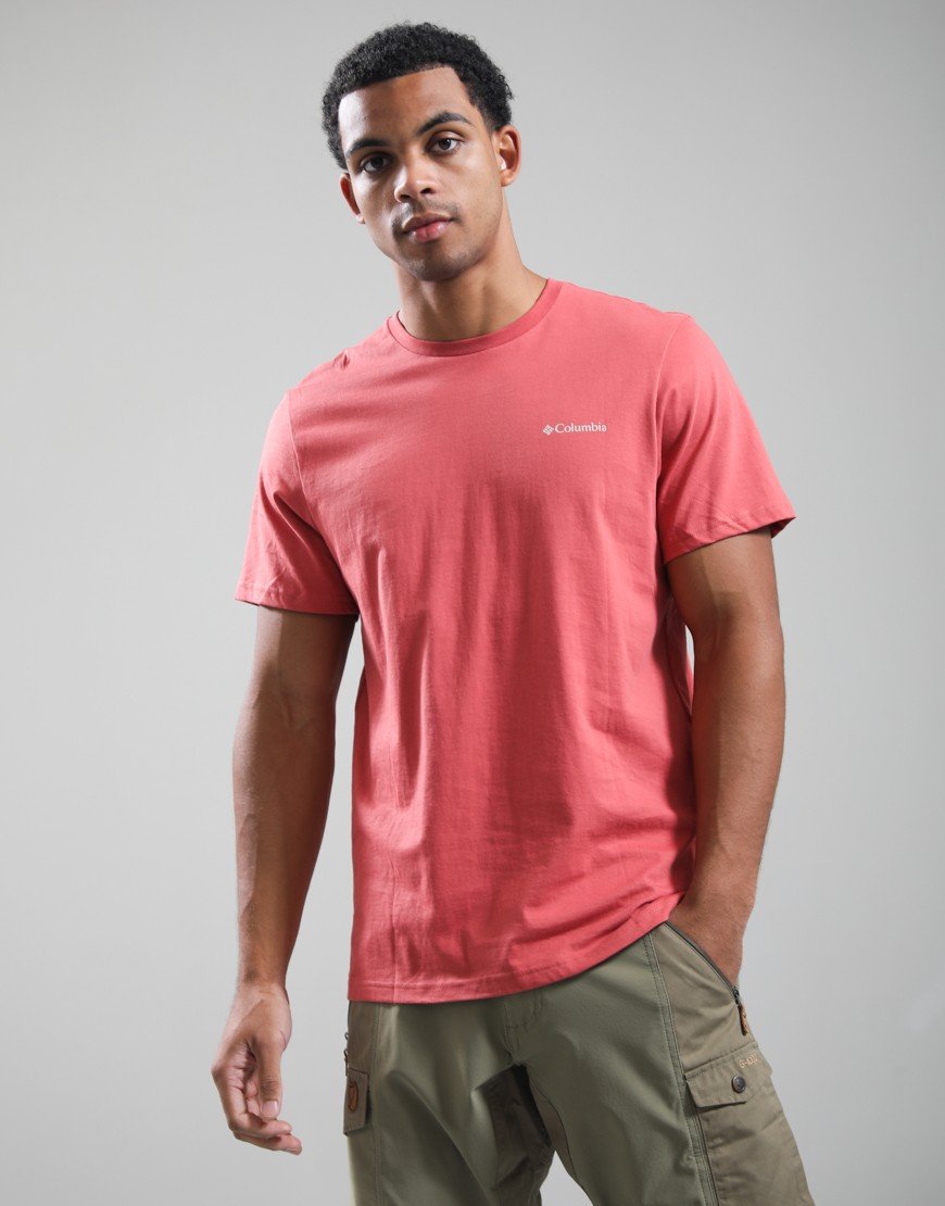 Columbia CSC Outdoor Back Graphic Tee Washed Red/Shining Landscape