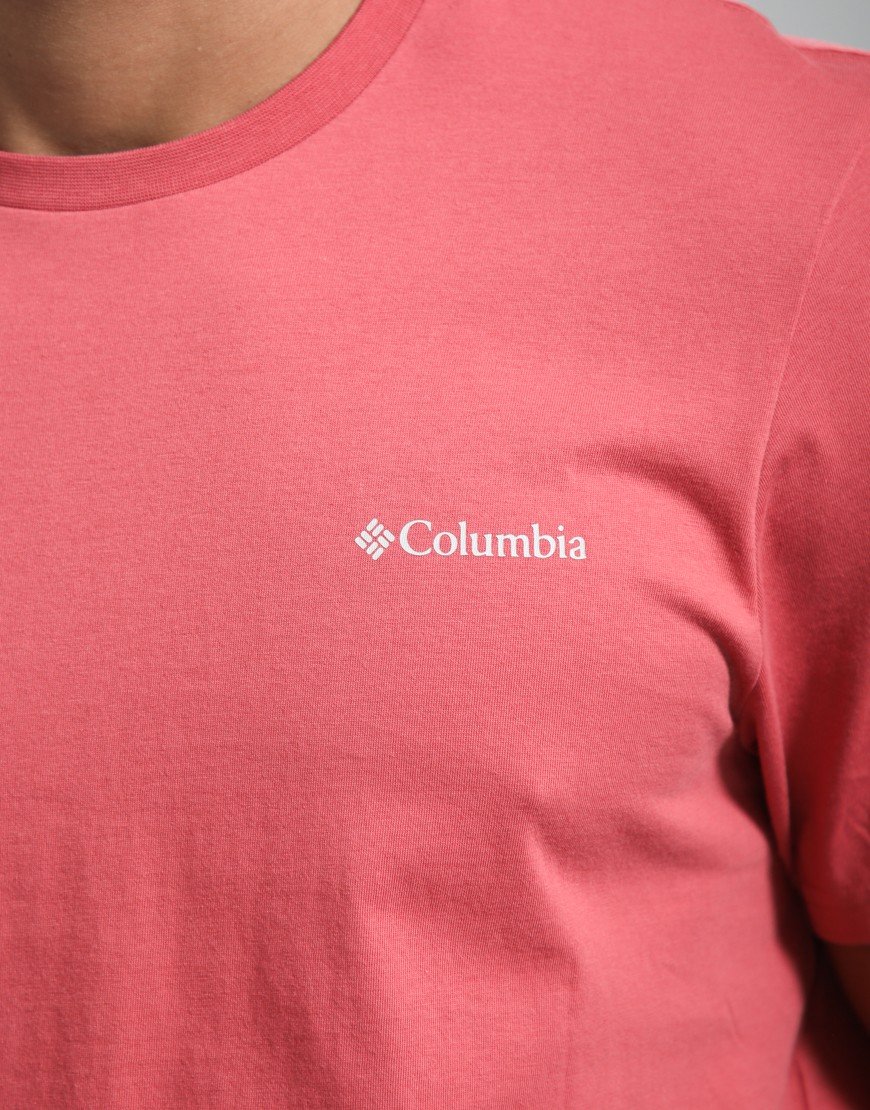 Columbia CSC Outdoor Back Graphic Tee Washed Red/Shining Landscape