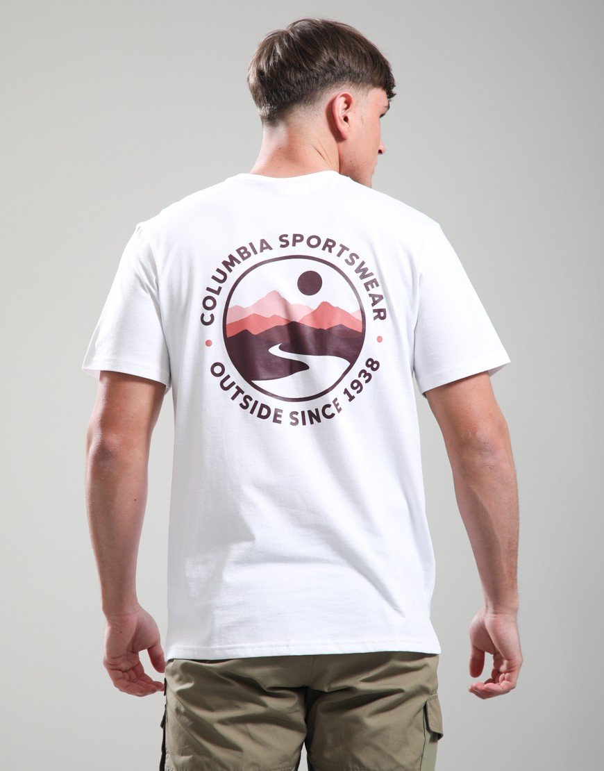 Columbia CSC Outdoor Back Graphic T-Shirt White/Scoped View