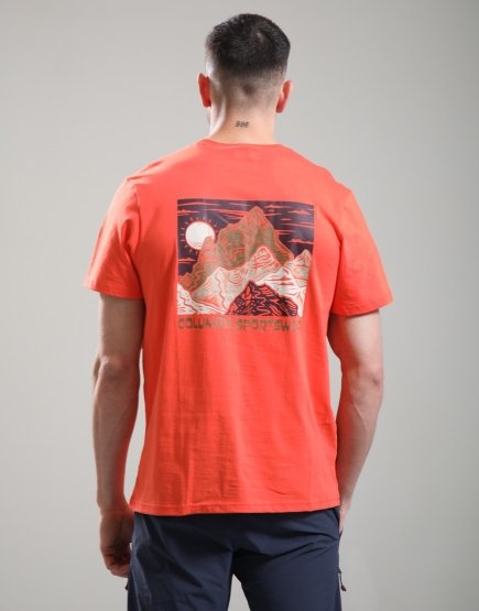 Columbia CSC Outdoor Back Graphic T-Shirt Zing/Sunscape