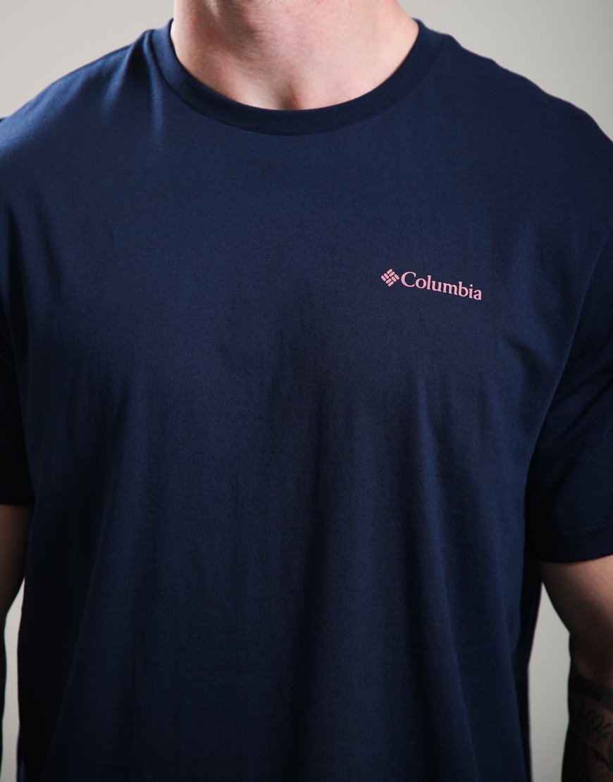 Columbia CSC Outdoor Back Graphic T-Shirt Collegiate Navy/Sunscape