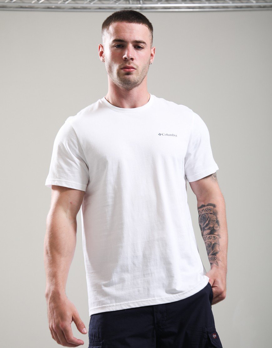 Columbia CSC Outdoor Back Graphic T-Shirt White/Shining Landscape