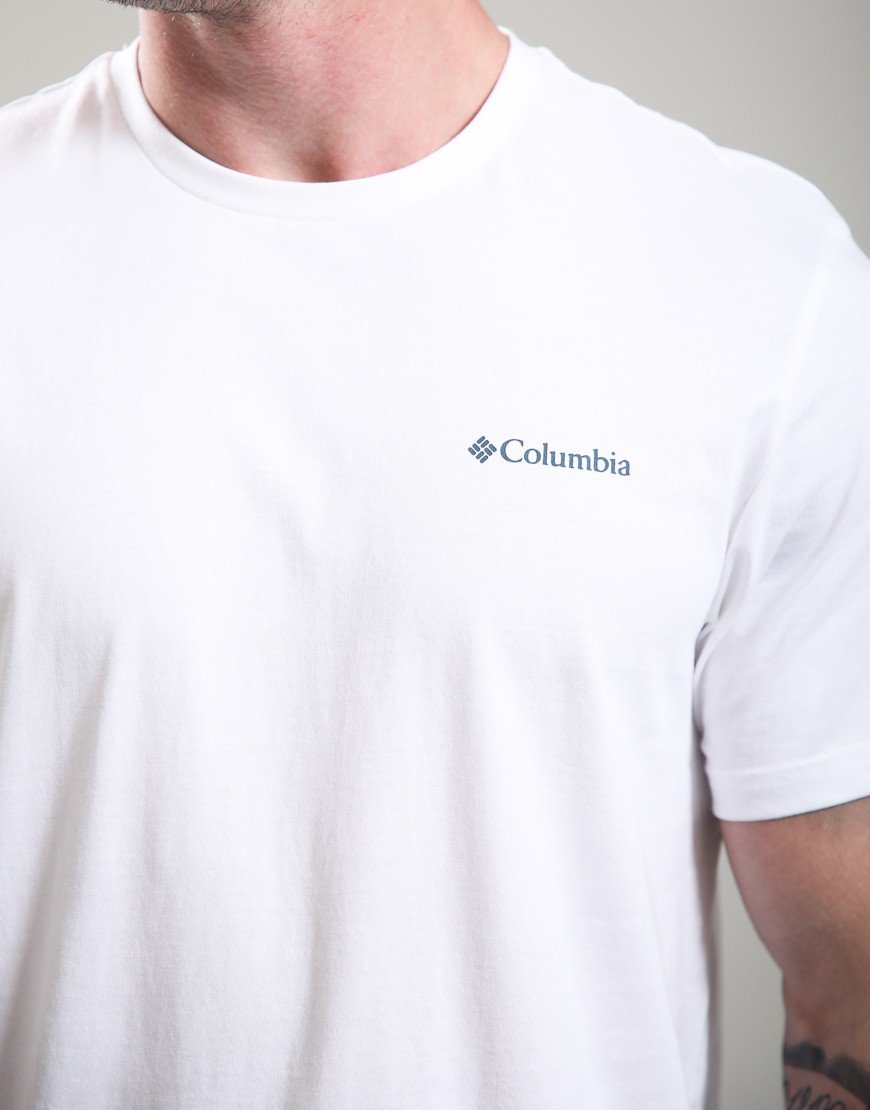 Columbia CSC Outdoor Back Graphic T-Shirt White/Shining Landscape