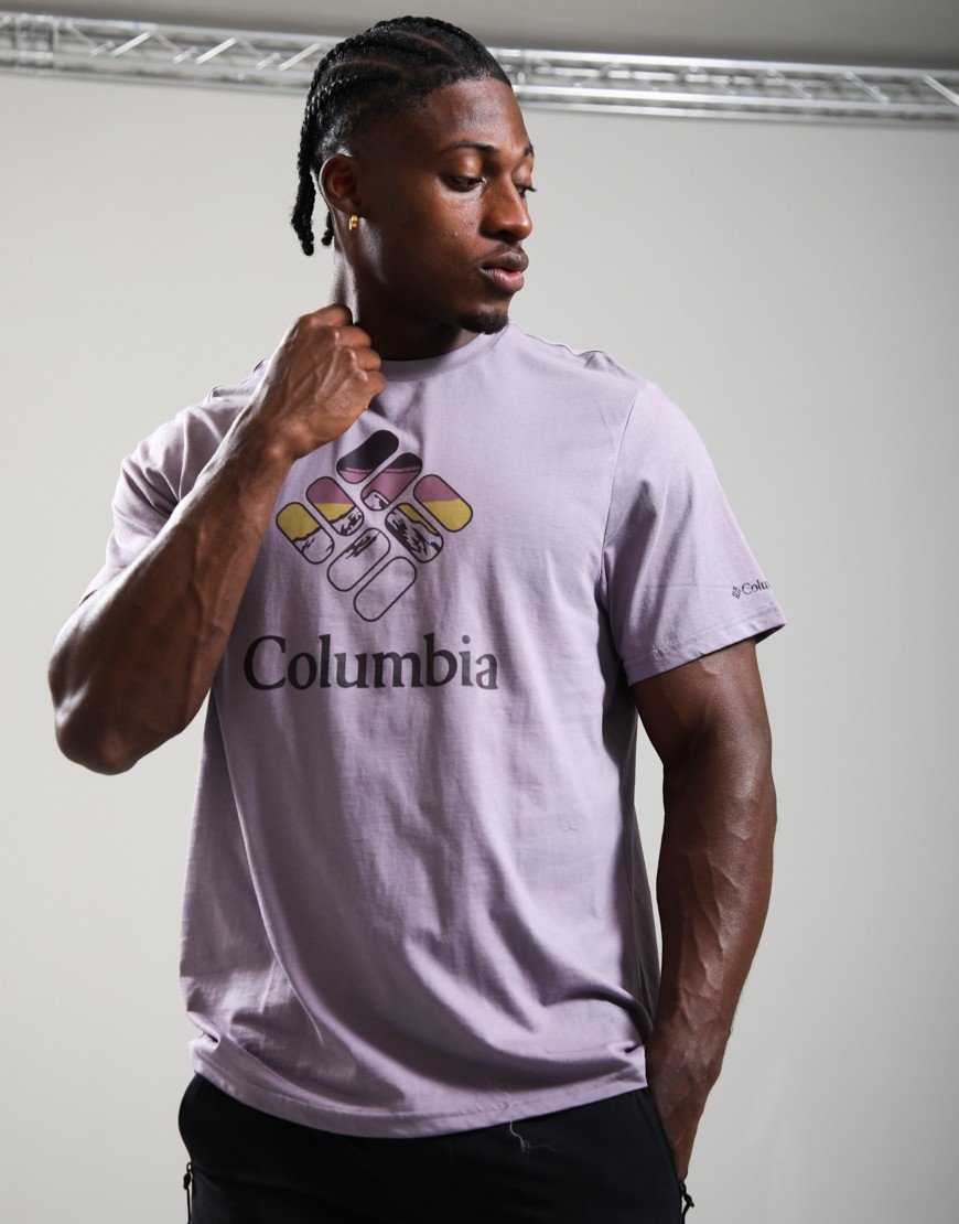 Columbia CSC Seasonal Graphic T-Shirt Shale Purple