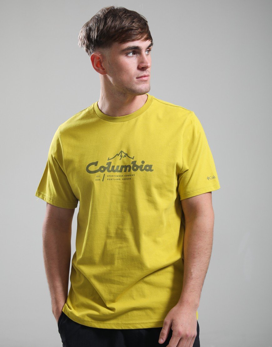 Columbia CSC Seasonal Graphic T-Shirt Antique Moss/Illuminated Brand ...