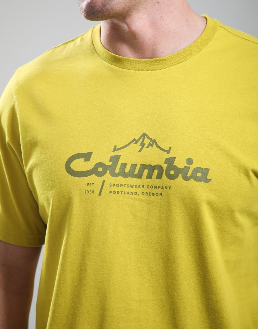 Columbia CSC Seasonal Graphic T-Shirt Antique Moss/Illuminated Brand ...