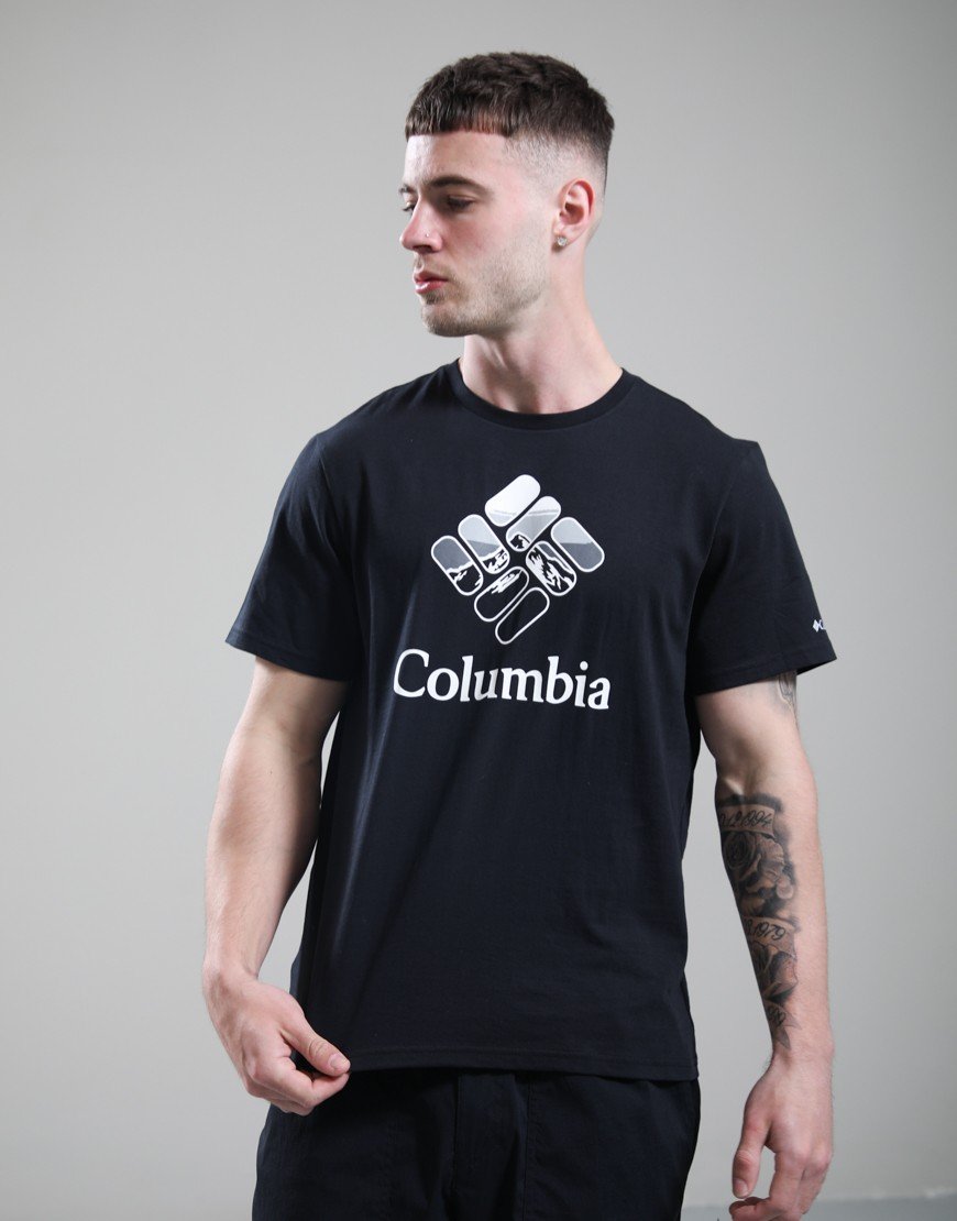 Columbia CSC Seasonal Graphic T-Shirt Black/Heavenly Stacked