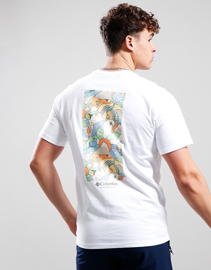 Columbia Explorers Back T-Shirt White/Epicamp