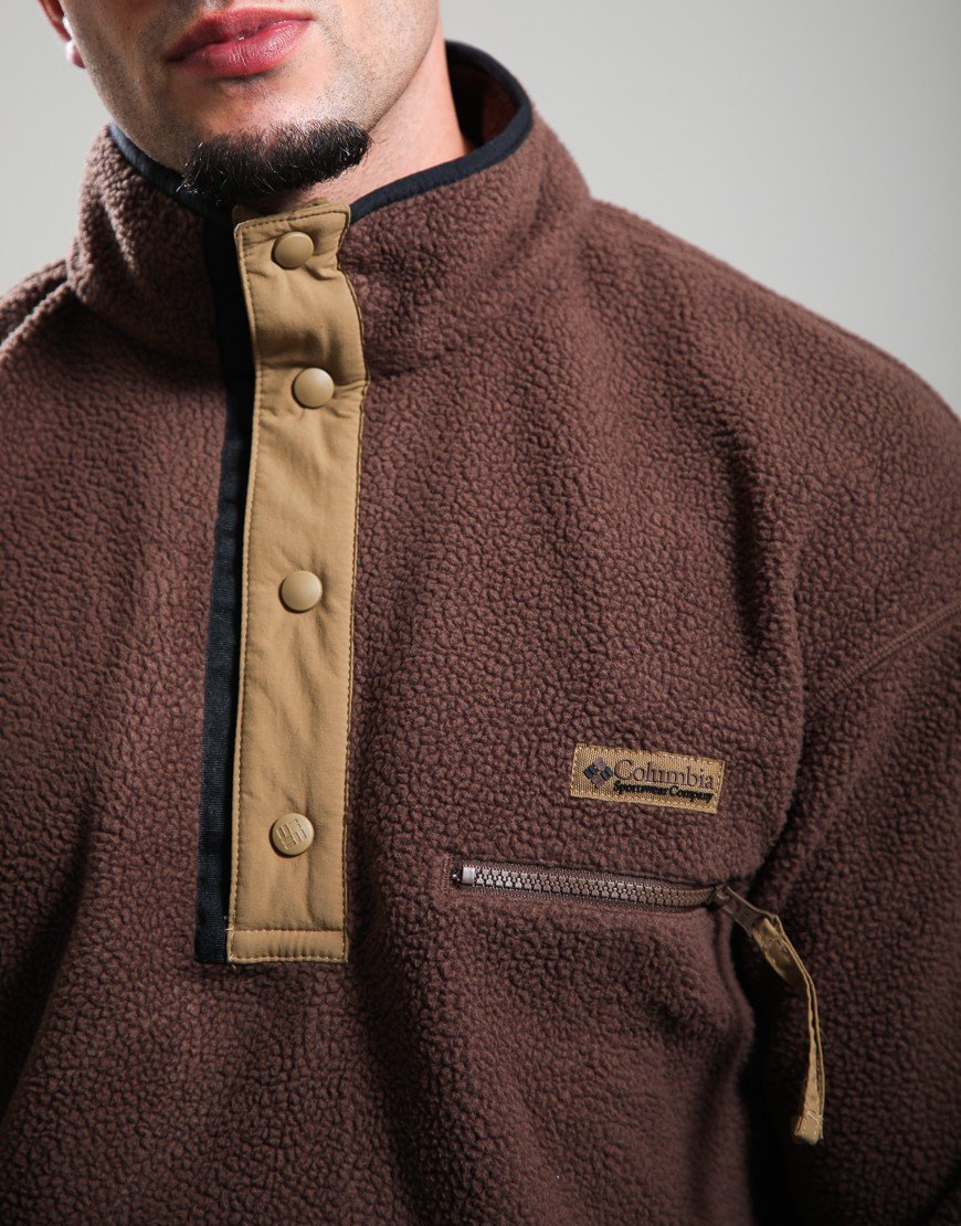 Columbia Helvetia II Snap Fleece Tobacco