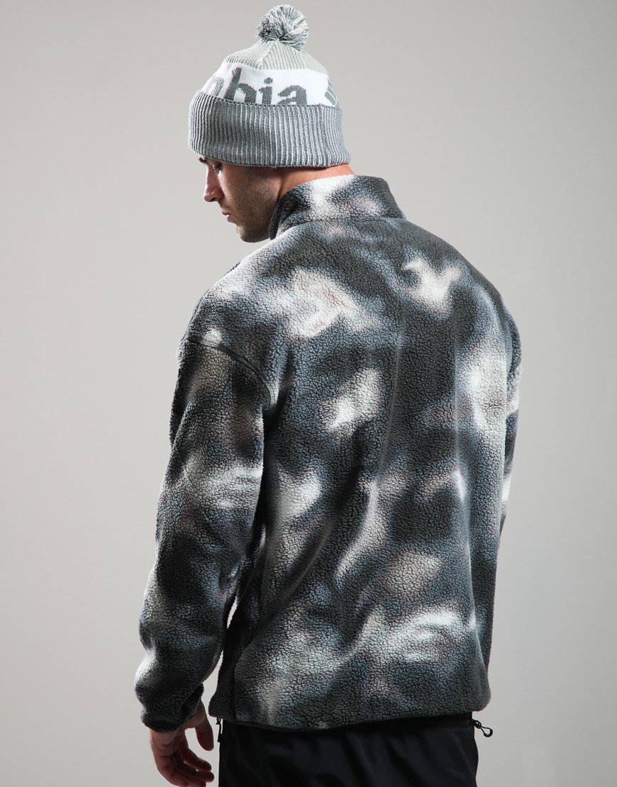 Columbia Helvetia II Printed Half Snap Fleece Sedona Sage/Dyeflow