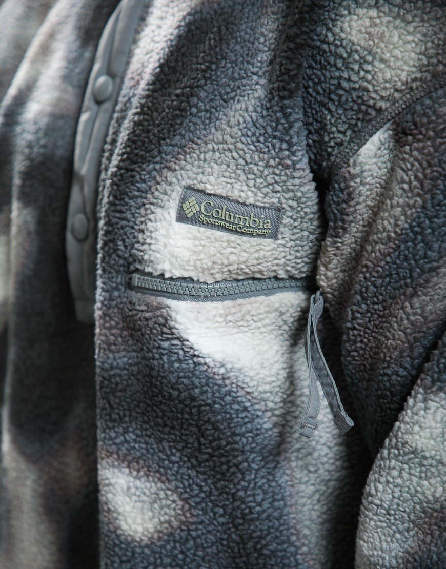 Columbia Helvetia II Printed Half Snap Fleece Sedona Sage/Dyeflow