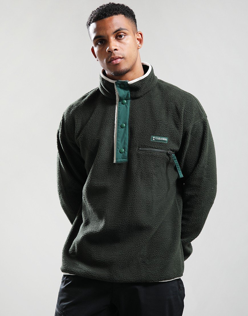 Columbia Helvetia Half Snap Fleece Greenscape