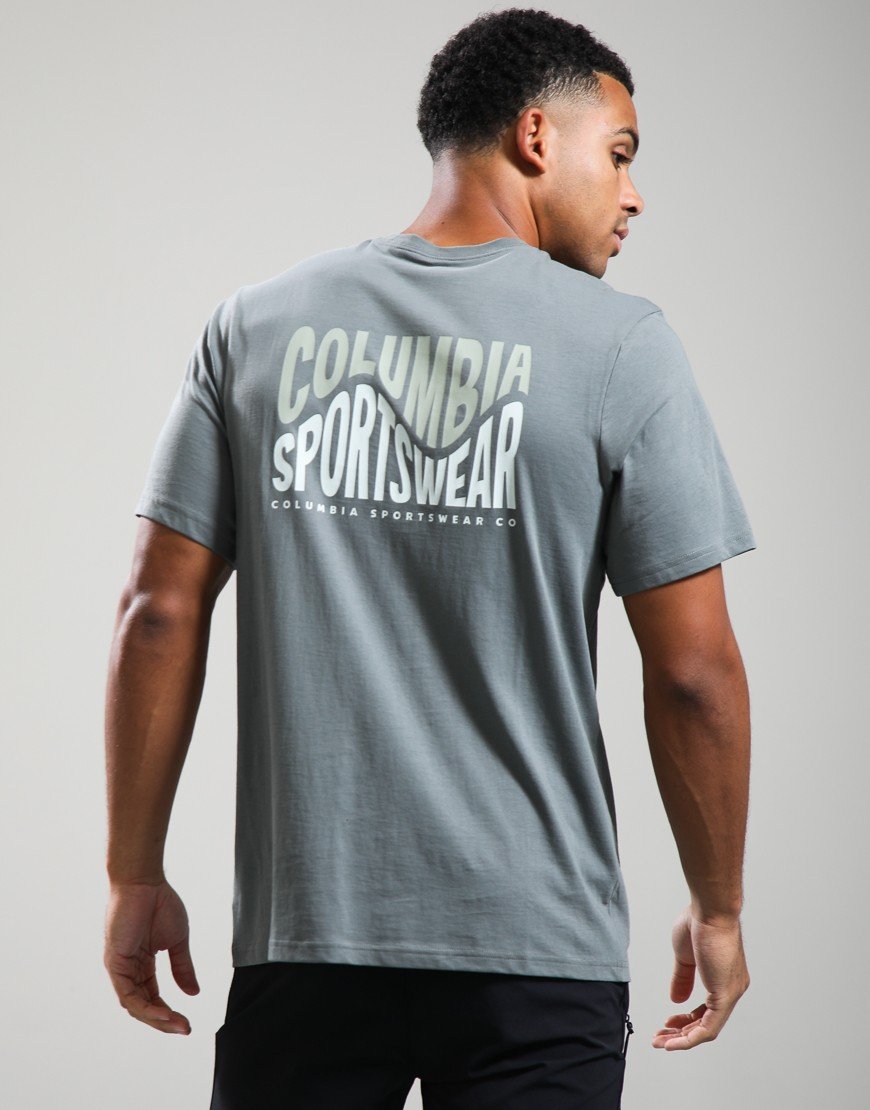 Columbia CSC Outdoor Back Graphic T-Shirt Sedona Sage/Wavy Branded Peaks